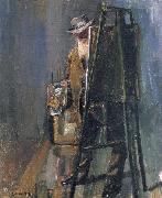 Christian Krohg Selfportrait of Christian Krohg oil on canvas